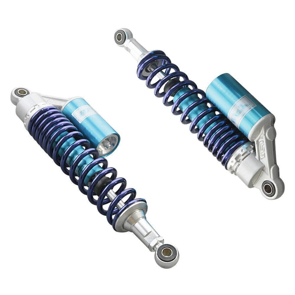 For Honda Aprilia Suzuki 375mm Motorcycle ATV Rear Shock Absorber Air Suspension - Image 2 of 4
