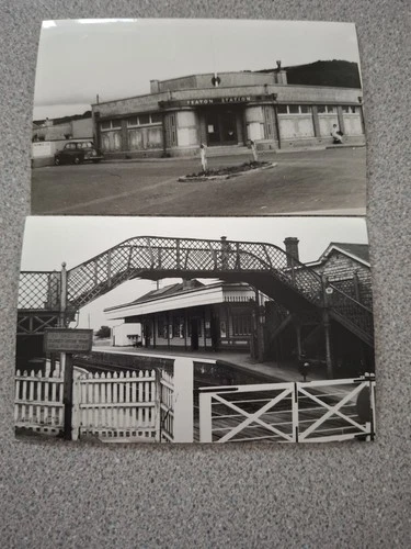 1965 & 1966 Seaton Railway Station, Devon, Photographs x2