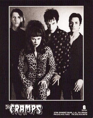 The Cramps Punk Rock Band Silver Gelatin Print Epitaph Records Promo Press Photo