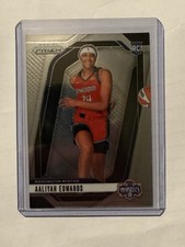 2024 Panini Prizm WNBA Aaliyah Edwards Rookie Variation Washington Mystics #142