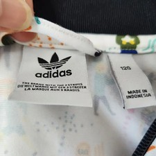 Adidas Kids Track Top White Pattern Size 120