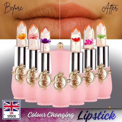 Flower Crystal Jelly Lippenstift & Rouge Magie Temperaturwechsel Farbe Kosmetik