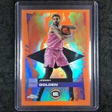 2024-25 Topps Chrome NBL JONAH BOLDEN Base Orange 16/25 #54