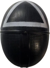 Squid Game  Supervisor Triangle Hard Plastic Costume Mask For Adults 