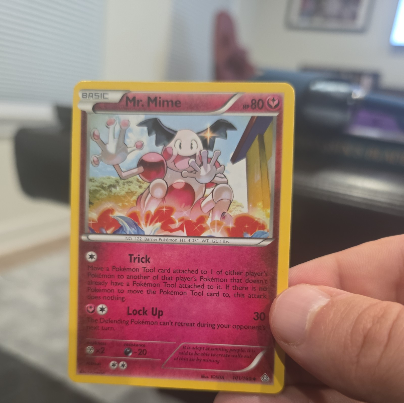 Pokémon TCG Mr. Mime Primal Clash 101/160 Regular Uncommon