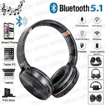 Bluetooth 5.1 Headphone Kopfhörer Für Samsung Galaxy S2 S3 S4 S5 S6 S7 S8 S9 S10