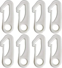 TTSAM Profession Flag Pole Clip Snap Hooks Durable Nylon Flag Clips - Pack of 8