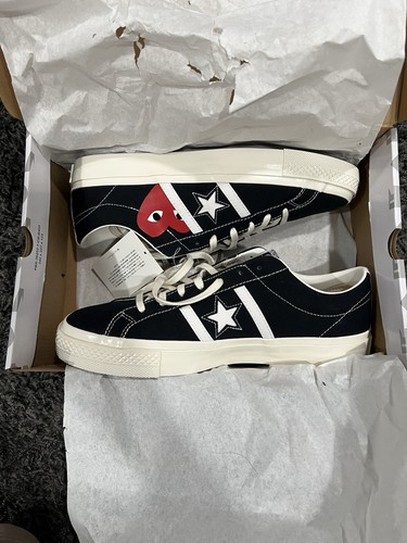 Converse x PLAY Comme des Garcon One Star Academy Pro **BRAND NEW**