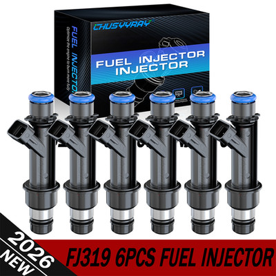 6x Fuel Injector For Hummer H3 Chevrolet Trailblazer Colorado GMC Envo 12589465