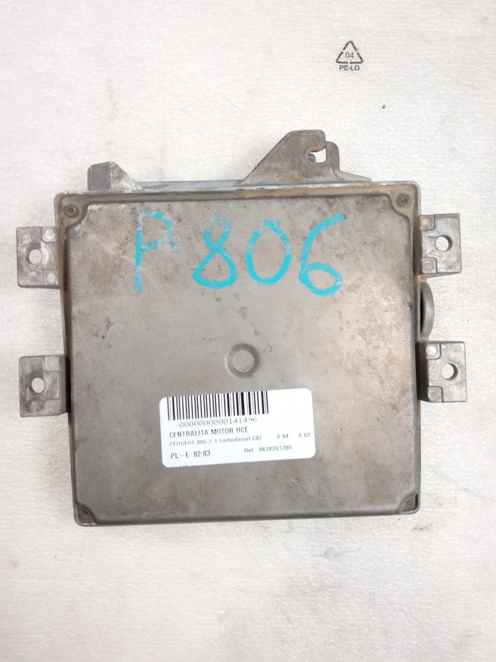 9634281380 centralina motore PEUGEOT 806 1995 LUCAS 141496 - Immagine 3 di 4