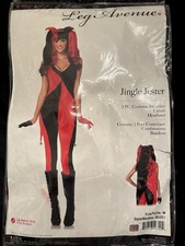 Leg Avenue Women's Jingle Jester Halloween Costume New Size Medium