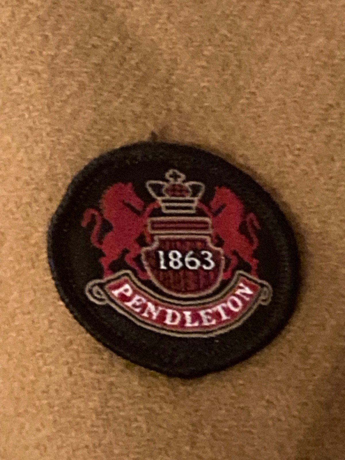 Pendleton Women's Wool Duffle Toggle Coat Camel H… - image 7