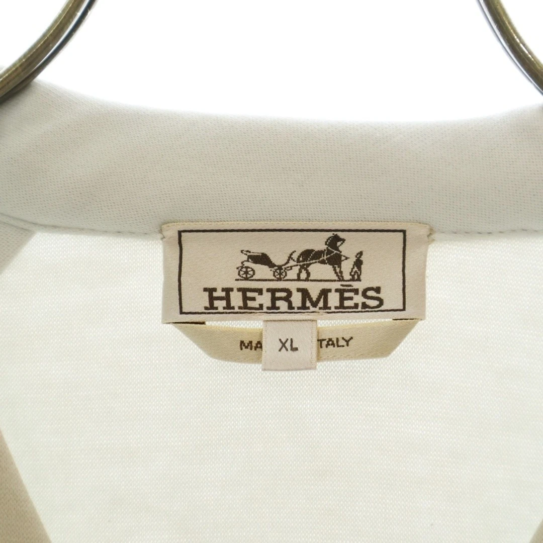 HERMÈS Hermes Felpa Zip Blouson Giacca Beige Usato618daf2e7a20a786fb5bb744