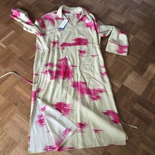 Samsoe Samsoe Kleid Grün Pink XL 42/44 /46 Sommerkleid Designer NEU 
