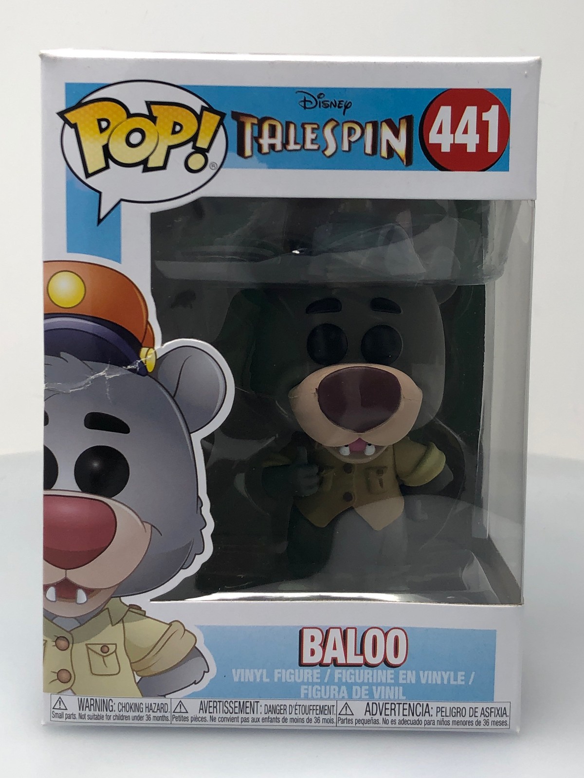 Funko Pop! Figura Vinilo Disney Talespin Baloo Bear #441 Caja Dañada Ver Fotos