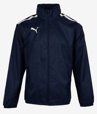 Puma Men Team LIGA All-weather FZ Jacket Training Navy Soccer Jackets 65724506