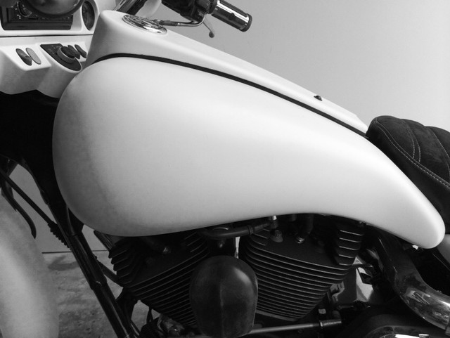 harley stretched gas tank covers