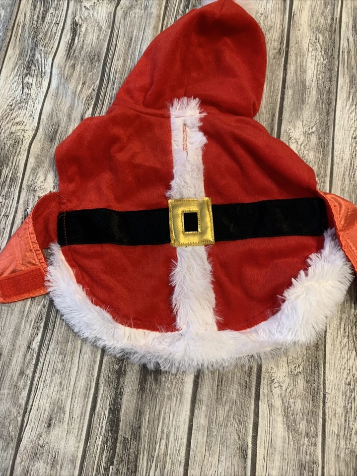 Pet Santa Costume/outfit size Xsmall - Image 2 of 4
