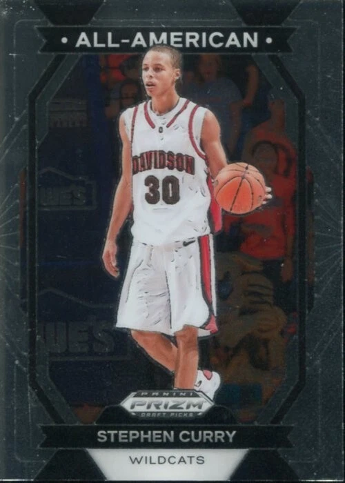 2024-25 Panini Prizm Draft Picks All-American #13 Stephen Curry