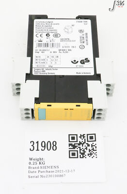 31908 SIEMENS SAFETY RELAY (NEW) 3TK2830-1CB30 | eBay
