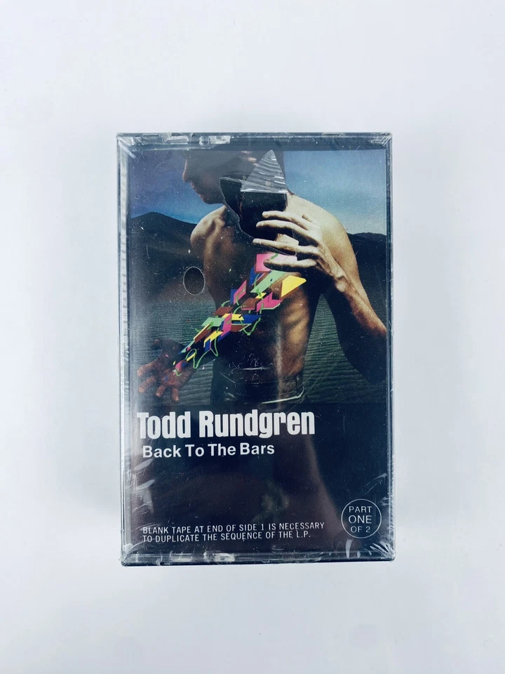 Todd Rundgren Back to the Bars Cassette Tape - Double Album NEW/SEALED HTF - Image 2 of 4