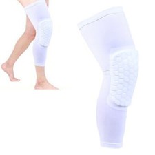 GINOCCHIERA FASCIA GINOCCHIO ELASTICA TUTORE BIANCA SPORT ORTOPEDICA TAGLIA L