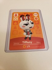  SUPER SALE Tiffany  030 Animal Crossing Amiibo Card AUTHENTIC Series 1 NEW 