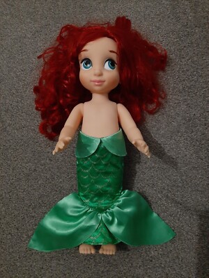 Disney Store Animator 16 Zoll Arielle Spielzeugpuppe mit Outfit - die kleine Meerjungfrau sehr guter Zustand