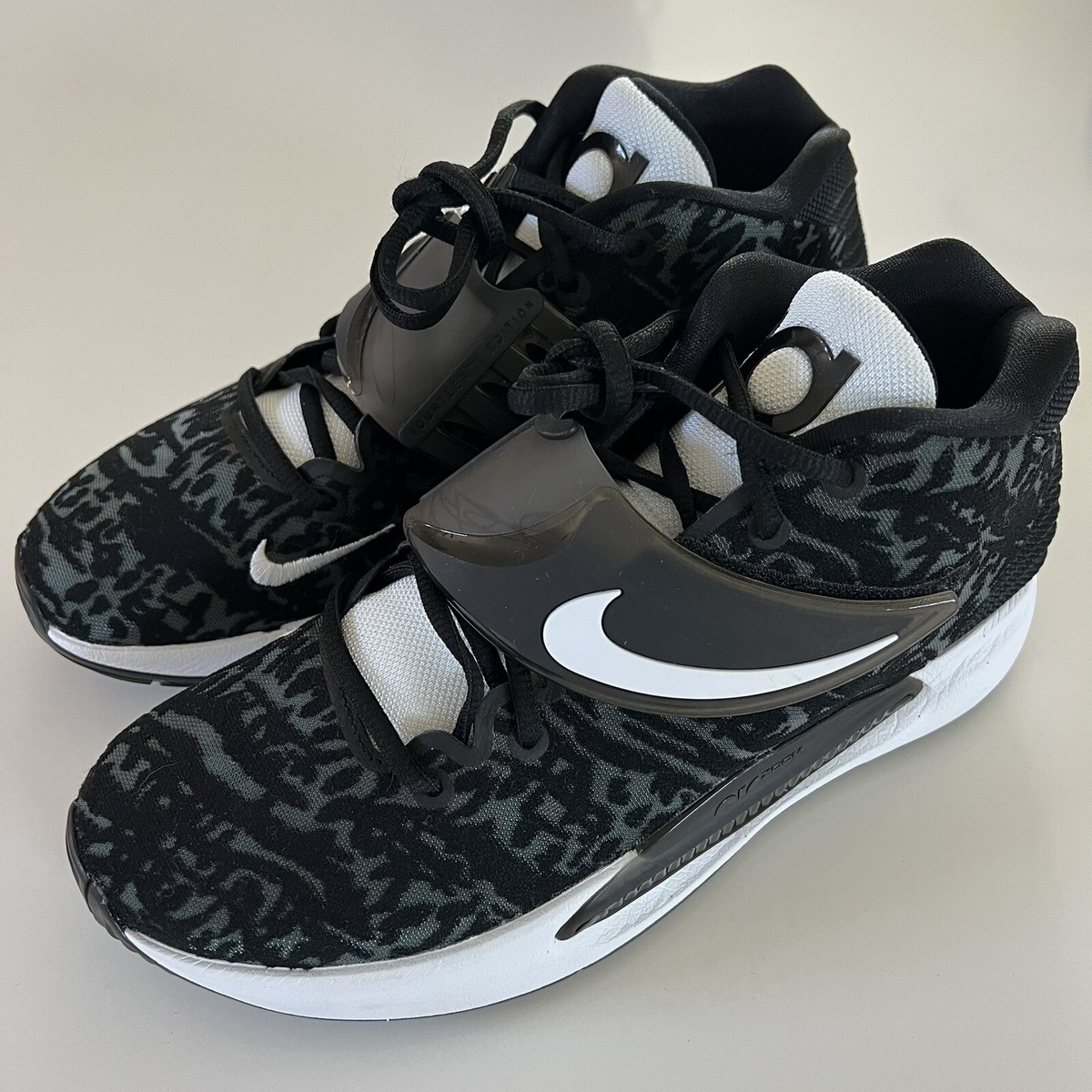 Men's Size 9 Nike KD 14 TB Promo Black White Basketball
