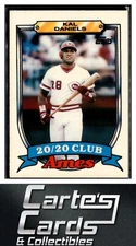 Kal Daniels 1989 Topps Ames 20/20 Club #10  Cincinnati Reds