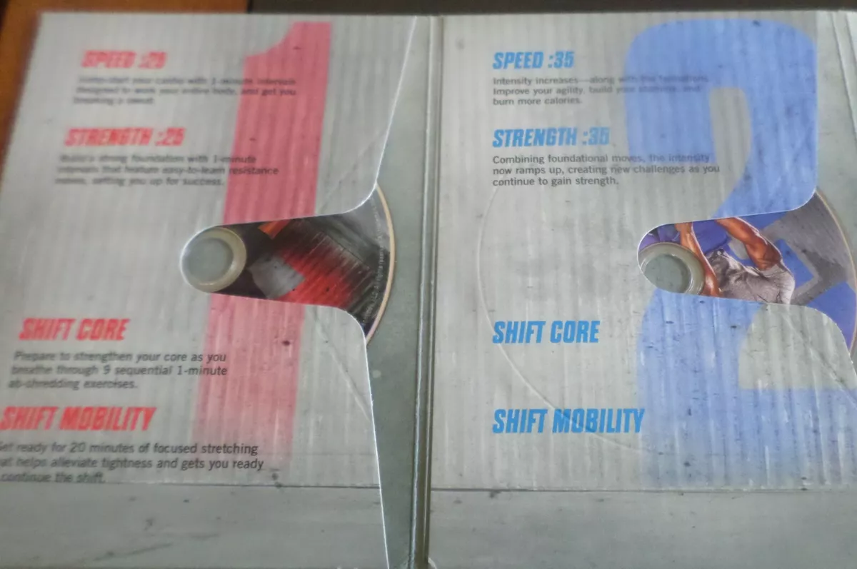 Beachbody Shift Shop 3 DVD Set Workout Exercise At Home Core