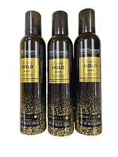 TRESemme MOUSSE EXTRA HOLD 10.5oz ( 3 pack ) gold  NEW LOOK!