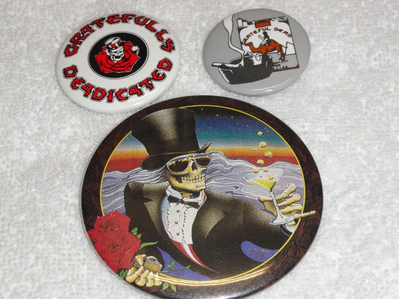 GRATEFUL DEAD Pin back set