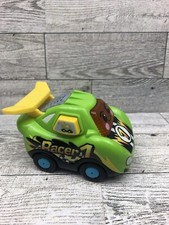 VTech Go Go Smart Wheels Racer 1 Green Yellow Race Car Tested