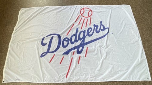 STADIUM USED!! SUPER RARE!! Los Angeles Dodgers Stadium Flag MLB AUTHENTICATED