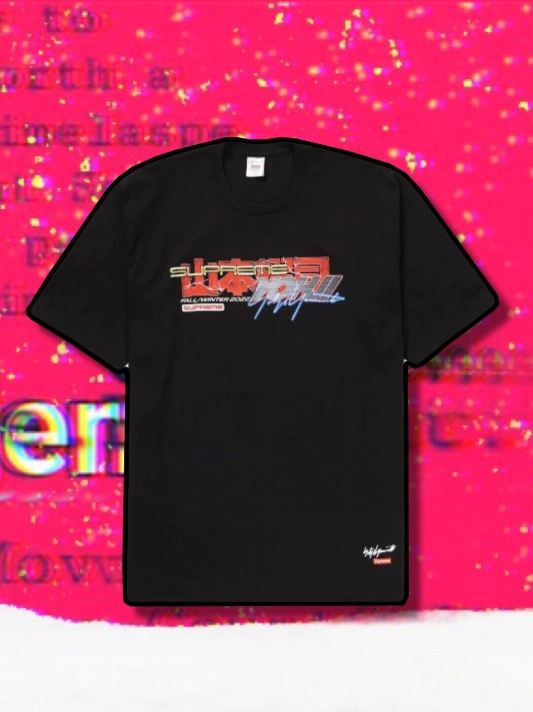 Supreme Yohji Yamamoto Tekken Tee Shirt FW22 Black Size Men’s XL