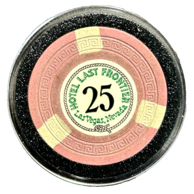 Casino Chip, Last Frontier $25 Las Vegas Casino Legends Hall of Fame