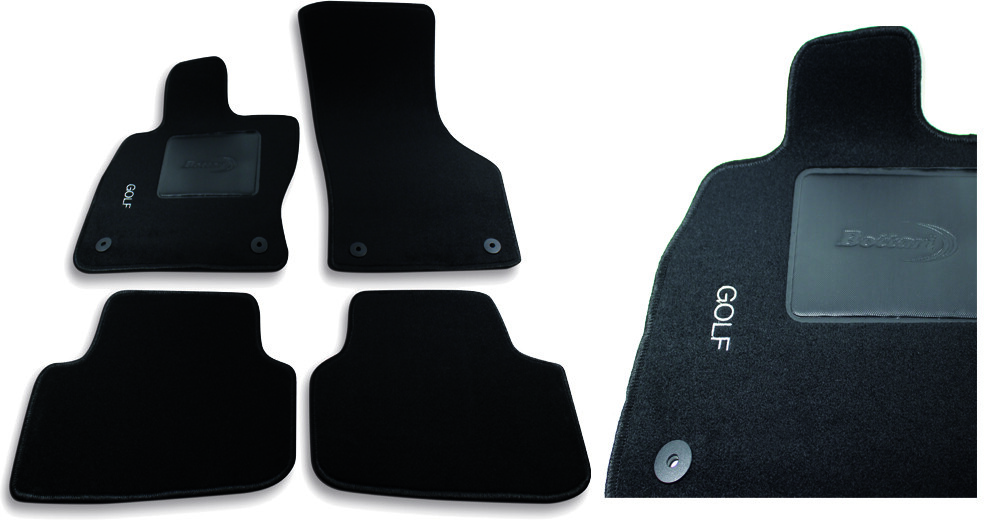 KIT 4 PEZZI TAPPETI TAPPETINI MOQUETTE PER VOLKSWAGEN GOLF 13>