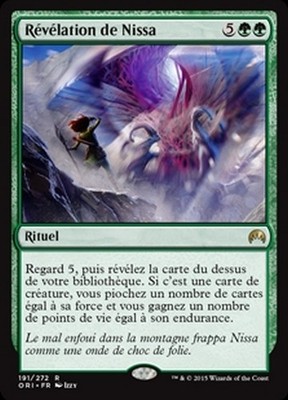 MTG Magic ORI - Nissa's Revelation/Revélation de Nissa, French/VF