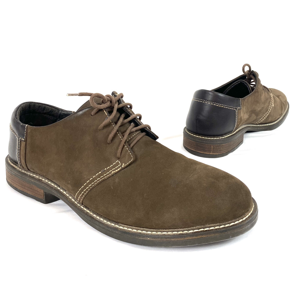 NAOT Mens Oxford Shoes Lace Up Brown 