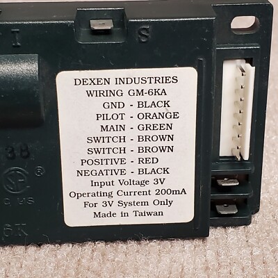 HHT Gas Fireplace Dexen IPI Electronic Ignition 3V Control Module NOS OEM