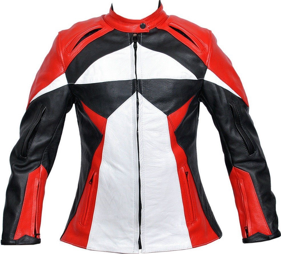 Motorcycle Women Jacket Leather Rider Motorbike Protection Biker Leather Jacket