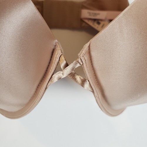 Victoria's Secret Bombshell Ausschnitt-BH 38DD Push-up gepolstert 2 Körbchen beige neu mit Etikett - Bild 4 von 11