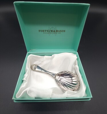 FORTNUM & MASON Silver Plated DOUGLAS PELL Long Handle CADDY SPOON