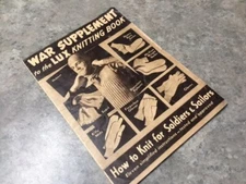 WAR SUPPLEMENT to the LUX Knitting Book 1939