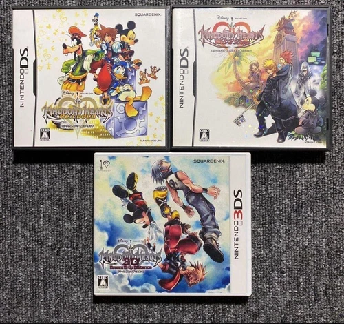 KINGDOM HEARTS 358/2 Days & Re: coded & dream drop distance 3set Nintendo DS&3DS