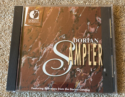 Dorian Sampler, Vol. 2 (CD, Aug-1993, Dorian) Disc is mint Free Ship C2