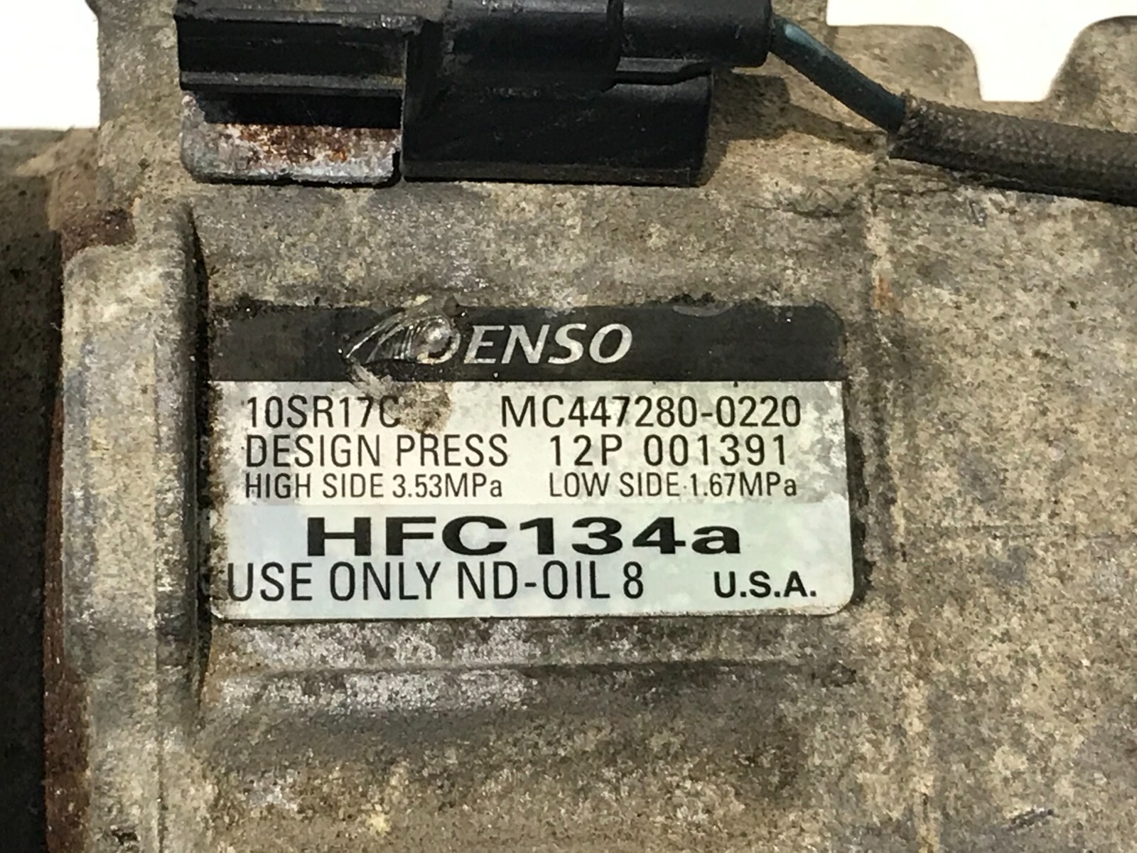 0817 Honda Odyssey Air Conditioning A/c Ac Compressor OEM MC447280