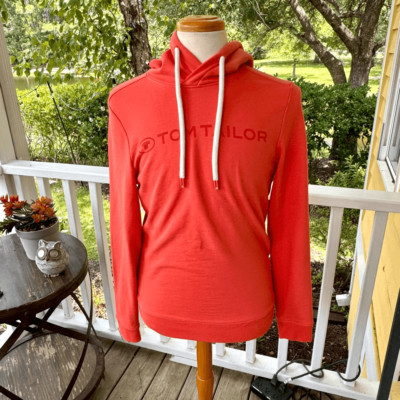 Tom Tailor Mikina Light Orange Hoodie. Medium.