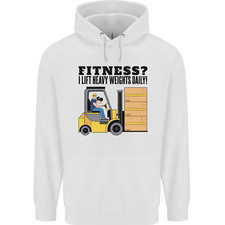 Forklift Driver I Lift Heavy Weights Funny Childrens Kids Hoodie